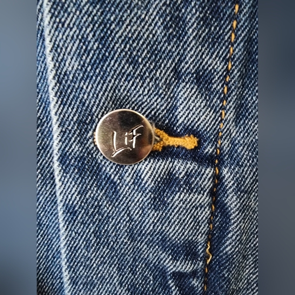 NWoT Love in Faith Jean Jacket - Picture 4 of 6